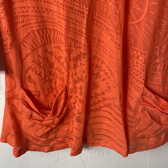 Orange Burnout Top - Picture 3 of 4